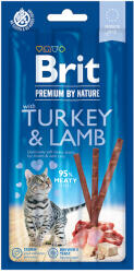 Brit Premium by Nature, Recompense pentru pisici, cu miel si curcan, 15g - fourpaws