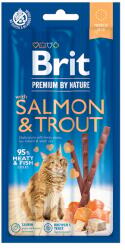 Brit Premium by Nature, Recompense pentru pisici cu Somon si Pastrav, 15g - fourpaws