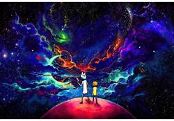 Rick And Morty Poszter Orange Space, 61x90cm, Többszínű (poster33-7777777777777785371)