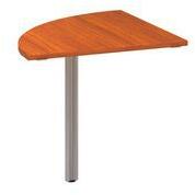 Alfa Office Alfa 100 asztal toldóelem, 80 x 80 x 73, 5 cm, negyedkör, cseresznye mintázat