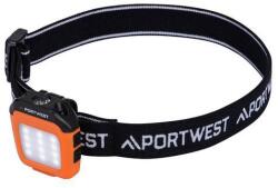 Portwest USB-ről tölthető többfunkciós LED-es lámpa, fekete/narancssárga