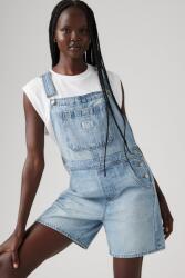 Levi's Levi's, Mosott hatású rövid farmeroverál, Világoskék, XS (001UY-0000-XS)