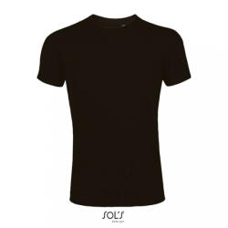 SOL'S Férfi póló SOL'S SO00580 Sol'S Imperial Fit - Környakú Testhezálló póló -XL, Deep Black