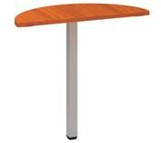 Alfa Office Alfa 200 asztal toldóelem, 80 x 35 x 74, 2 cm, félkör, cseresznye mintázat, RAL9022