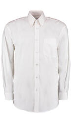 Kustom Kit Férfi hosszú ujjú Ing Kustom Kit Classic Fit Premium Oxford Shirt S, Fehér