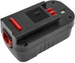 Cameron Sino Akkumulátor Black & Decker BDGL1800, GKC18, HPG1800, Firestorm FS18 és másokhoz, 2 Ah, 18 V (CS-BPS180PW)