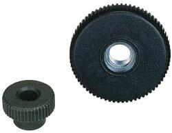 Boutet poliamid gomb, átmérő 20 mm, acélbetét M6