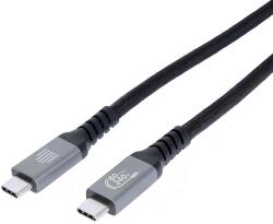 DVICED USB 4.0 Type C Összekötő Fekete 1m DV120014 (DV120014)
