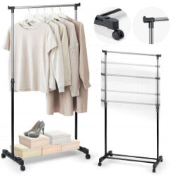 Massido Ruhaállvány - Fekete, Ezüst