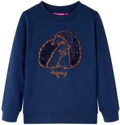 vidaXL Tengerészkék gyerekpulóver 140 Hosszú ujjú 13543 (13543)