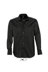 SOL'S Férfi ing SOL'S SO17000 Sol'S Brighton - Long Sleeve Stretch Men'S Shirt -3XL, Black