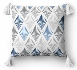 Detexpol PANAMA párnahuzat 45x45cm, fehér, kék, szürke, mintával (2358723)