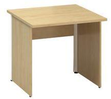 Alfa Office Alfa 100 irodai asztal, 80 x 80 x 73, 5 cm, egyenes kivitel, vadkörte mintázat