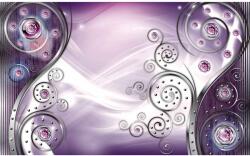 DEGRETS Fotótapéta DEGRETS 83625 Absztrakció Modern Stílus lila 3D, 184x254cm (83625)