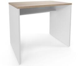 Viva 2 Irodai asztal Viva egyenes kivitel, 90 x 76 x 60 cm, szonoma tölgy/fehér