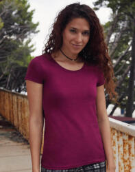 Fruit of the Loom Csomag akciós póló (minimum 5 db) Női póló Rövid ujjú Fruit of the Loom Lady-Fit Ringspun Premium T