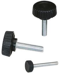 Boutet AV poliamid gomb Boutet, átmérő 22 mm, acélrúd M5 x 10mm