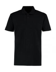 Kustom Kit Férfi rövid ujjú galléros póló Kustom Kit Men's Regular Fit Workforce Polo 5XL, Fekete