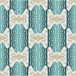 DEGRETS Tapéta DEGRETS 1539 Papír, Greta türkiz, Méret: 0.53m x 10.05m = 5.3 m2 (1539)