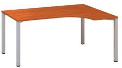 Alfa Office Alfa 200 ergo irodai asztal, 180 x 120 x 74, 2 cm, jobbos kivitel, cseresznye mintázat, RAL9022