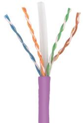Molex Cablu U/UTP CAT6 Cupru Molex CAA-0444-VL, manta LSZH, 24 AWG, violet, rola 305 m (CAA-0444-VL)