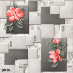 DEGRETS Tapéta DEGRETS 210-01 Mosható, Nedvességálló, Ophelia szürke, Méret: 0.53m x 10.05m = 5.3 m2 (210-01)