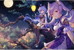 Ganyu And Keqing Genshin Impact Poszter, 61x90cm, Többszínű (poster351-7777777777777785917)