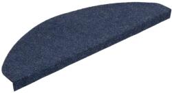 vidaXL 15 db kék öntapadó lépcsőszőnyeg 65x22, 5x3, 5 cm 2.5 kg 136399 (136399)