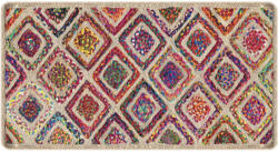 vidaXL többszínű mosható csúszásgátló szőnyeg 80 x 150 cm 1.3 kg 136585 (136585)