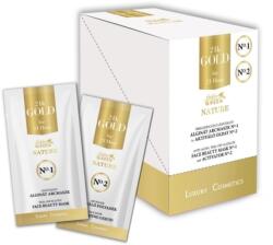 Golden GREEN GG Nature 24K Gold Lehúzható Alginát Arcmaszk 10g + 24K Gold Kolloid Aktiváló Oldat 30ml 2x10db kínáló tálca (3132608)