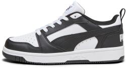PUMA Puma, Rebound V6 műbőr sneaker, Fehér, Fekete, 39 EU (393833-01-6)