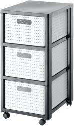 Rotho Komód COUNTRY - fehér/antracit (1165490001)