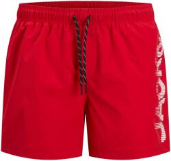 JACK & JONES Jack Jones Férfi Fürdőnadrág, 12275129, Újrahasznosított Poliészter/Poliészter, L INTL, Piros (0000304780967_L)