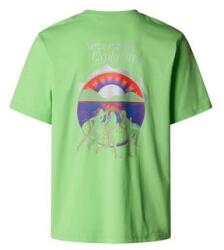 The North Face Unisex Póló, NF0A8C3A6II1, Pamut, M INTL, Zöld (0000304926730_M)