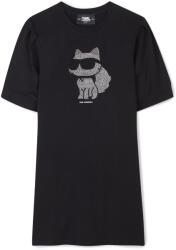 Karl Lagerfeld Kids Karl Lagerfeld lányruha, Z30458 09, biopamut/modál, 2 éves, fekete (0000304689819_2Y)