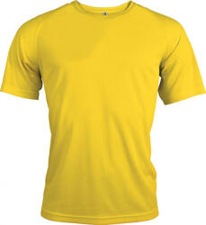 Proact Férfi póló Proact PA438 Men'S Short-Sleeved Sports T-Shirt -3XL, True Yellow