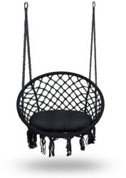 Sofotel Kerti lógó hintaágy fotel boho fekete