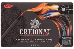 Daco színes ceruza, két színű, fémdoboz, 30 db