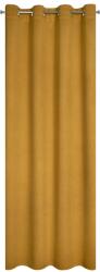 Eurofirany CARLO dekoratív függöny, fém gyűrűkkel, 140x250, Mustár (HS386927)