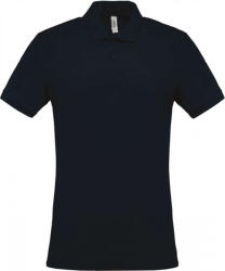 Kariban Férfi galléros póló Kariban KA254 Men'S Short-Sleeved piqué polo Shirt -XL, Deep Blue