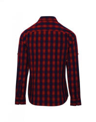 Premier Női blúz Premier PR350 Mulligan' Check - Women'S Long Sleeve Cotton Shirt -M, Red/Navy