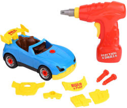 KIK KX2931 Csavarozható autó építőszett, hang- és fényhatások