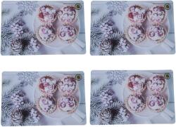 Pufo Tányértartó készlet asztali tálaláshoz, Pufo Sugar modell, 4 db, 44 x 29 cm (Pufo2857A)