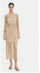 Fracomina női ruha, FS25SD5004K514O7, Viszkóz/lurex, S INTL, Bézs (0000305171009_S)