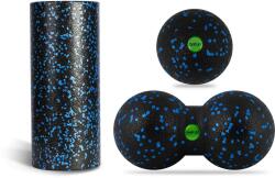  SMR henger + labda + dupla masszázslabda szett ns-998 fekete-kék