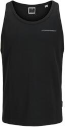 JACK & JONES Jack Jones Férfi Tank Top, 12276614, Pamut/Poliészter, M INTL, Fekete (0000305504630_M)
