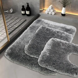 Budapest Carpet Scott Szürke Fürdőszobai 3 Részes Szőnyeg