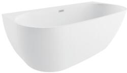 M-Acryl Avalon 170x80 kád, fehér előlappal, lábbal, arany klick-klack lefolyóval (12528)