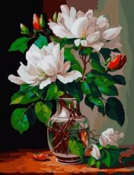 MagicArt Set de pictat după numere MagicArt - Buchet de magnolii (GX46104)