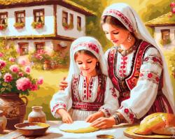 MagicArt Set de pictat după numere MagicArt - Tort festiv (cu drepturi de autor) (GX47957)